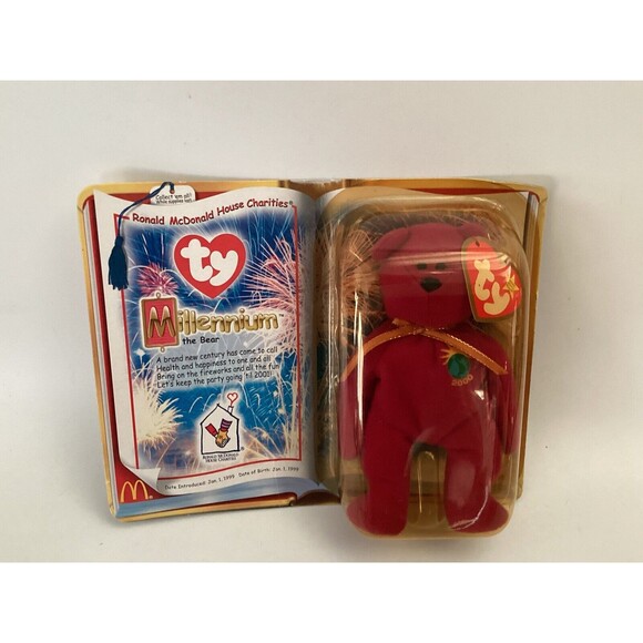 TY BEANIE BABIES LOT 5 Assorted McDonald House, Inter Bear,  Teenie Beanie Mel - Picture 9 of 13